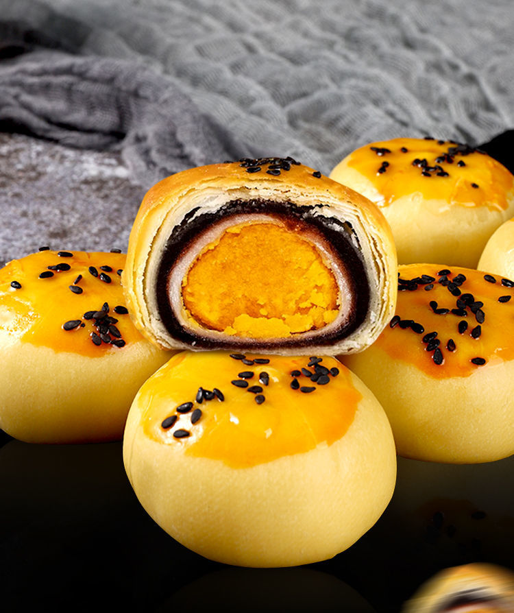 日期新鲜蛋黄酥雪媚娘礼包零食面包糕点饼干甜品点心早餐整箱红豆味雪