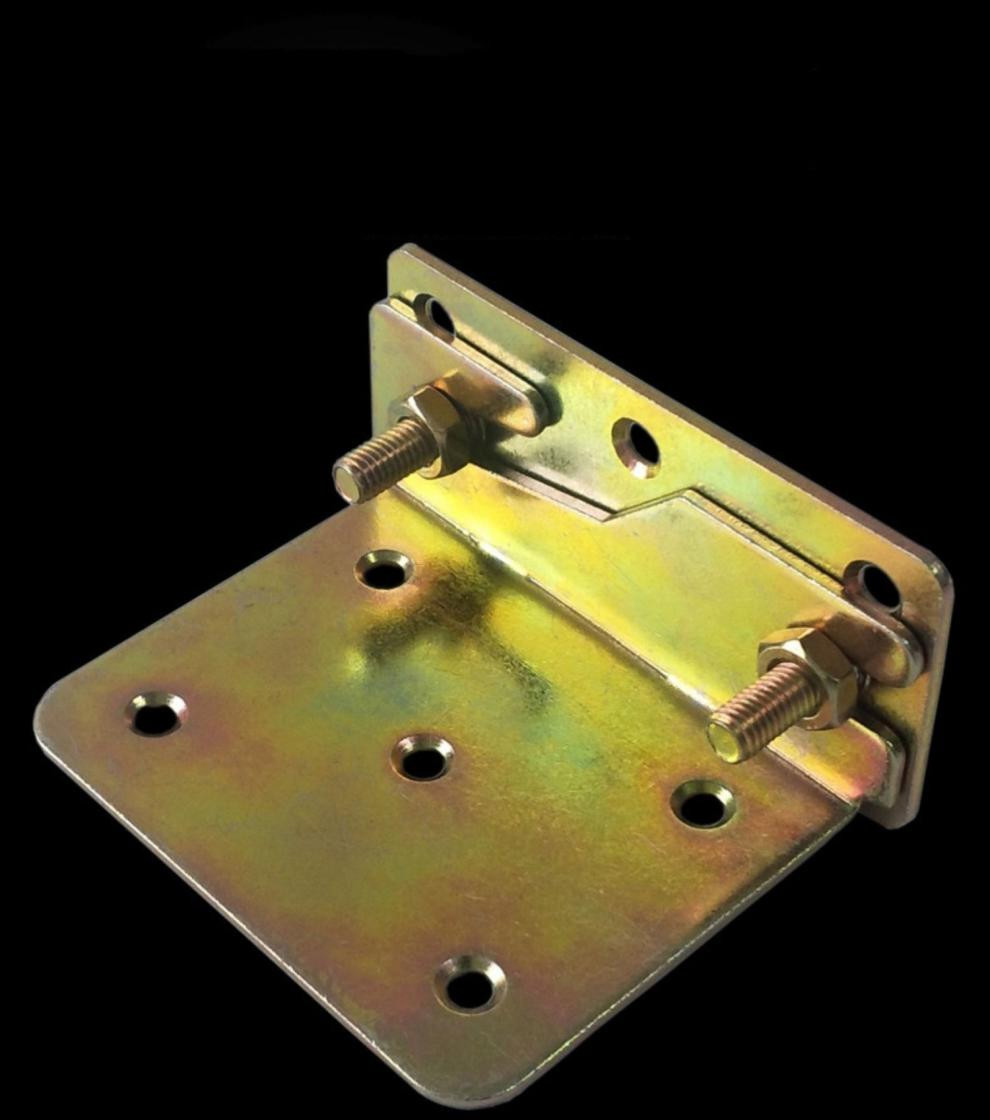 大板床铰链床扣连接件实木床背板五金配件重型床挂钩修床加固角码