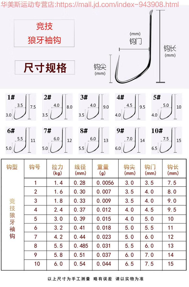 罗非专用平打长柄飞磕钓鱼钩 偷驴狼牙(粉色100枚) 6号【图片 价格