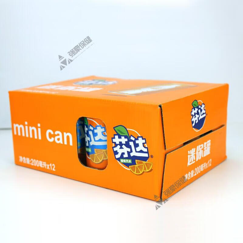 可口可乐 coca-cola 纤维 无糖零热量 汽水 碳酸饮料 200ml*1箱 mini