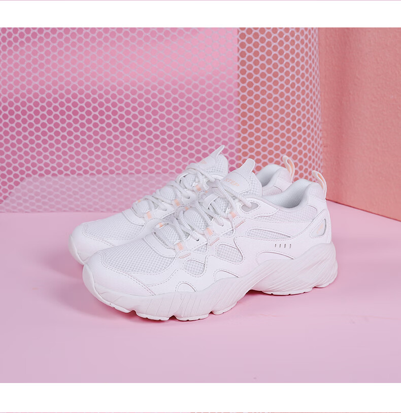 特步女鞋时尚老爹鞋2021夏季新款女士复古休闲鞋轻便运动鞋学生板鞋