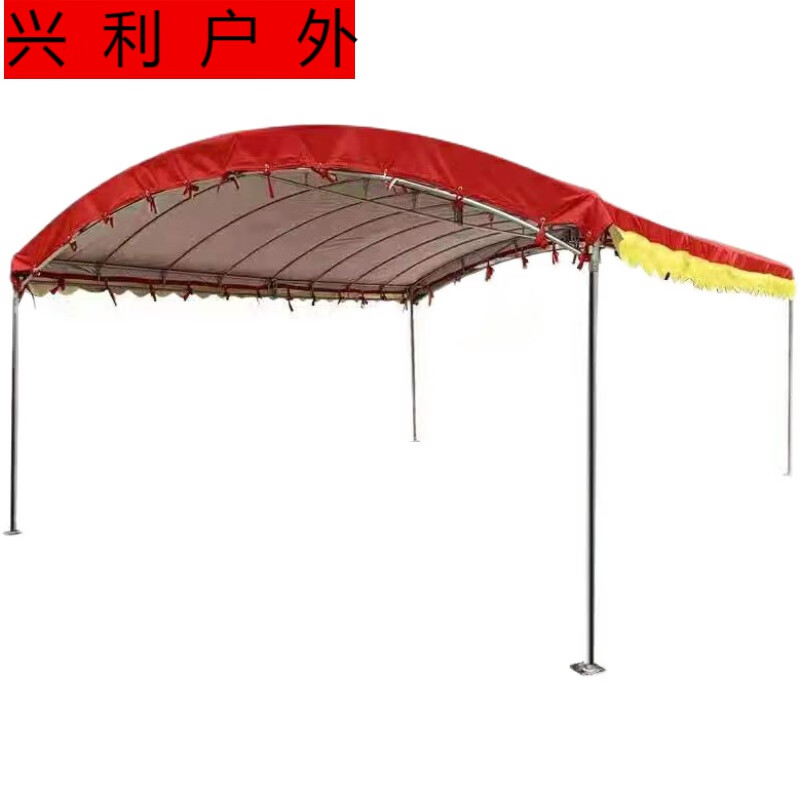 酒席帐篷推拉雨棚推拉棚农村流动酒席婚庆宴席喜棚户外防水防风遮阳