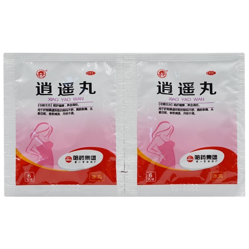 世一堂 逍遥丸(水丸) 6g*10袋 用于肝郁脾虚所致的郁闷不舒,胸胁胀痛