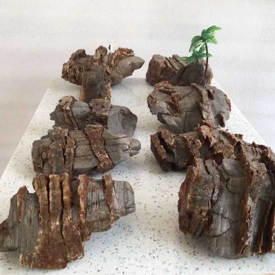 太行山脉奇石造景石,家居公司造景,鱼缸盆景 随机发 太行山造景石