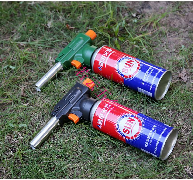 烧肉皮火抢卡式液化气喷火枪家用烧猪毛火枪头喷枪头烧肉皮神器烤肉抢