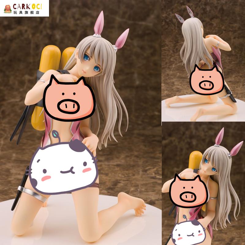 日本动漫二次元周边一发失误网球双飞佐伯蓝盒装手办模型摆件女仆