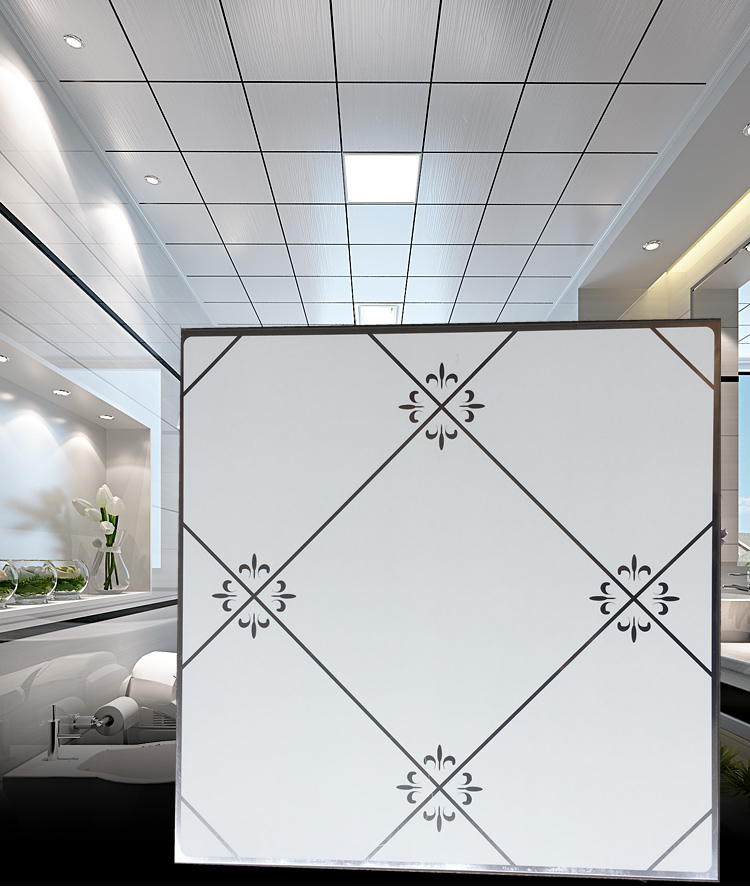 集成吊顶铝扣板厨房铝天花板石膏板吊顶包含安装600汕头潮州揭阳 600*