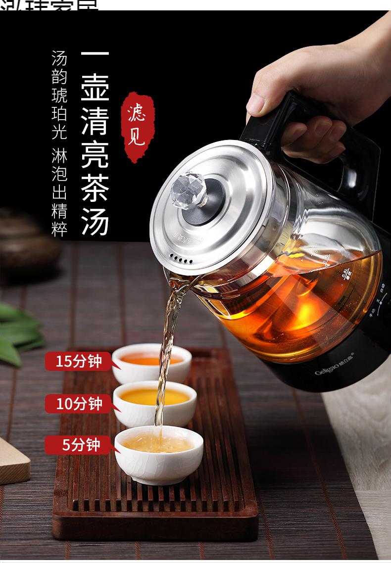 萧萧布落潮州手拉壶安化黑茶煮茶器小型全自动蒸汽家用黑茶壶专用喷淋