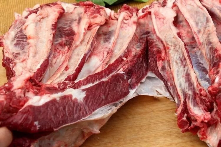新鲜牛肋条肉生牛肉牛肋排肉剔骨牛排肉去骨农家散养黄牛肉清真 原切