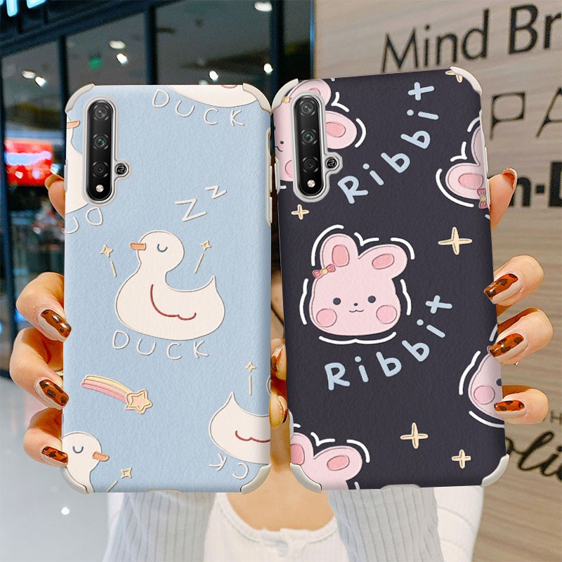 韩菲琪华为荣耀20手机壳荣耀20青春版手机套荣耀20s保护套小羊皮卡通
