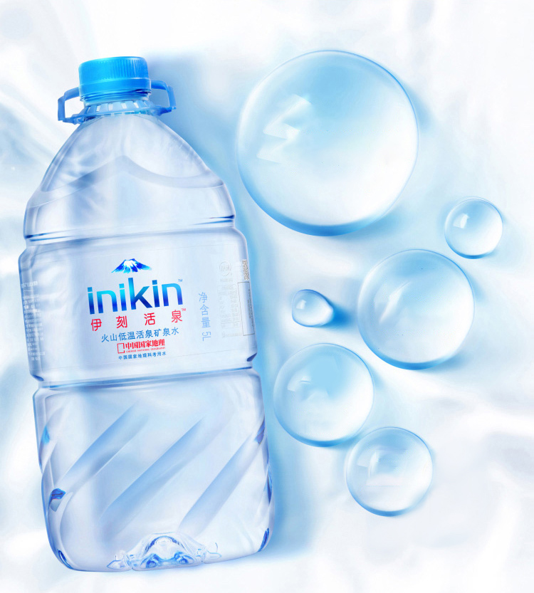 伊利 伊刻活泉火山低温活泉矿泉水产地阿尔山伊利饮用水 330ml×24瓶