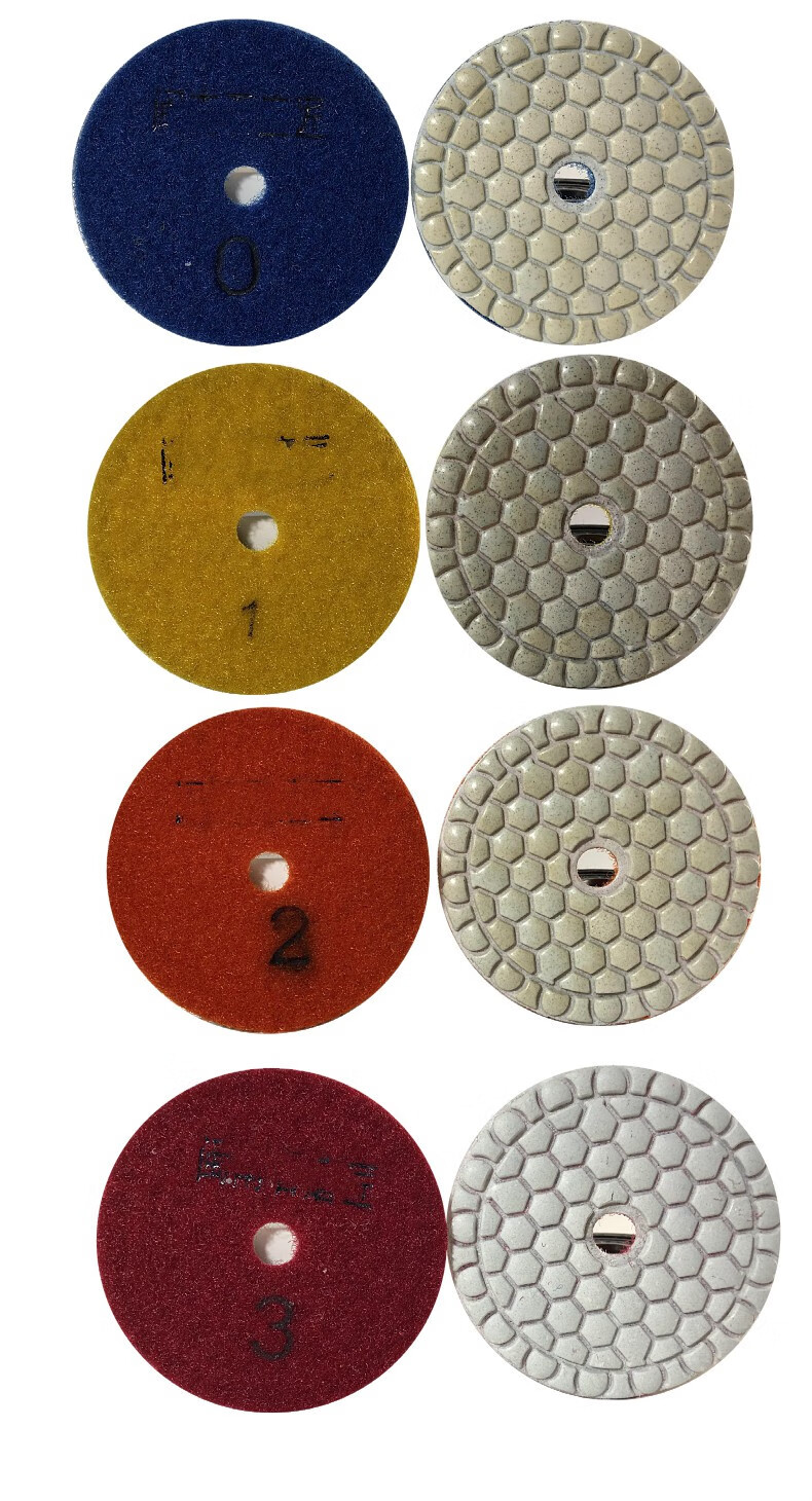 石材干磨片大理石抛光片石材水磨片石英石玉石人造石角磨机打磨片