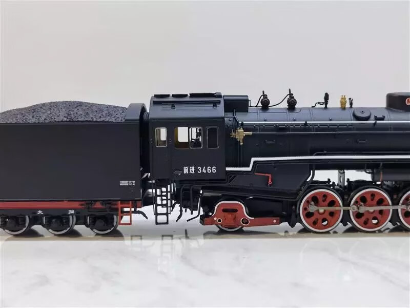 适用于kfirst火车模型1/87ho前进型蒸汽机车模型esu数码音效喷烟 成局