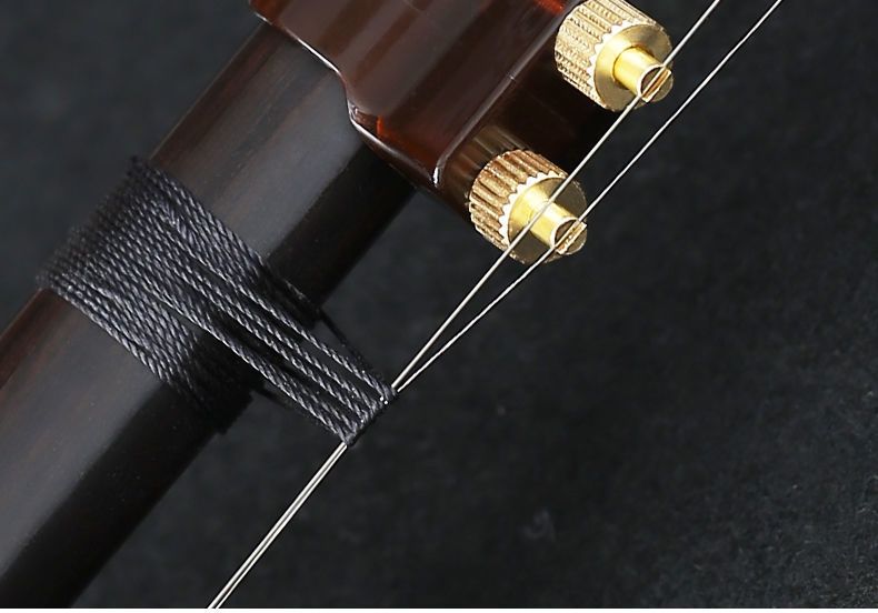 新款二胡微调器新式黄铜不伤弦二胡乐器配件明泉二胡 新式微调器3个