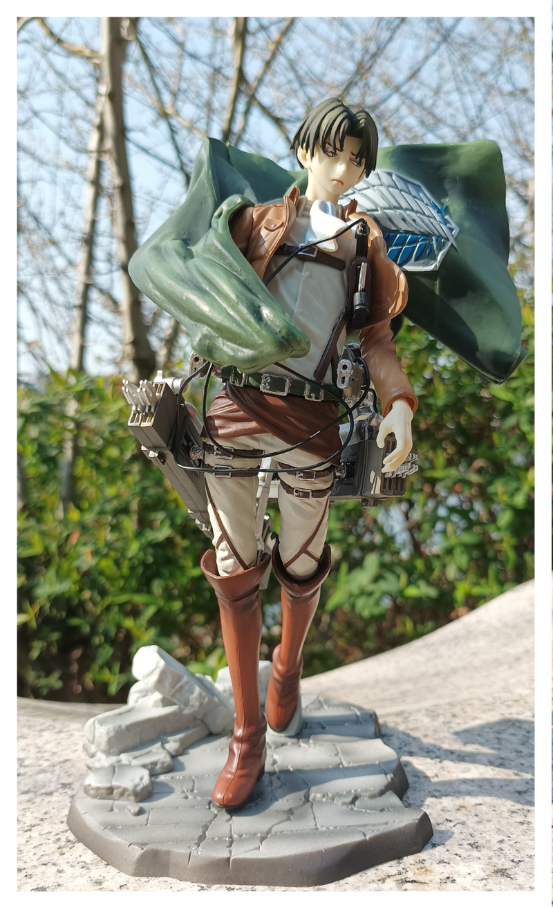 进击的巨人手办可动动漫公仔利威尔兵长三笠艾伦模型摆件可动换脸手办