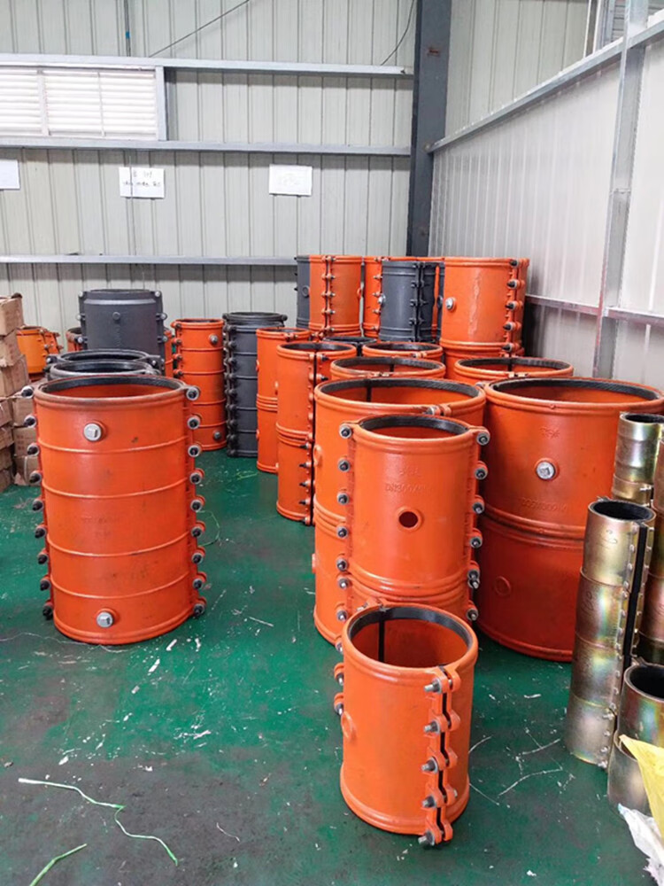 管道抢修pe管哈夫节抢修器水管堵漏器 球磨铸铁加长抱箍快速接头 p250