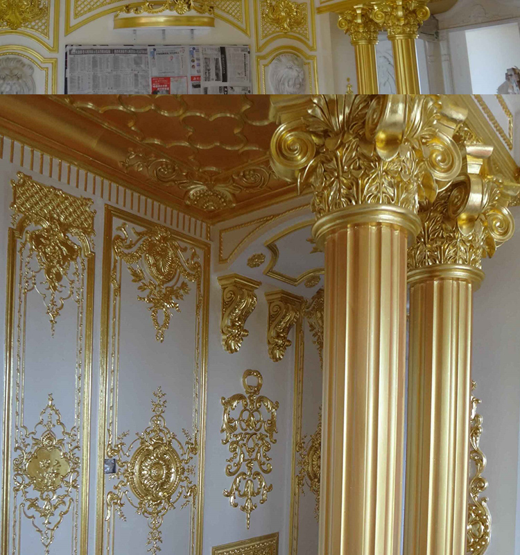 金箔仿金箔香槟金银箔玫瑰金装修吊顶贴金泊纸100张售14x14cm平贴仿98