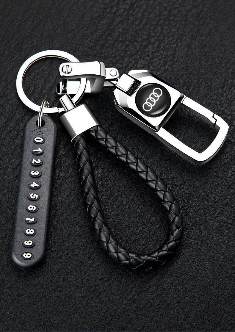 汽车钥匙扣360度通用本田宝马别克宝骏防丢锁链马蹄扣开螺丝工具标致