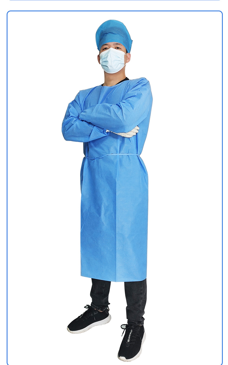 藏百年 一次性医用反穿式手术衣手术服防尘服医用隔离服均码【一50】