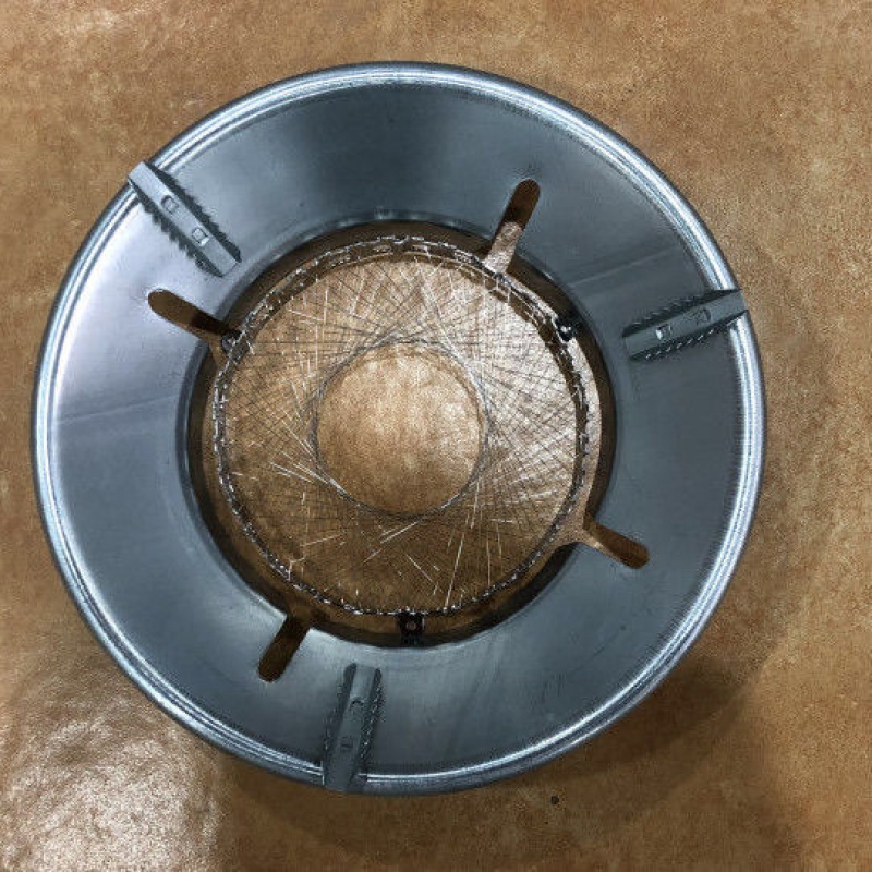 圆形煤气炉防黑锅节能网罩灶头架炉头燃气聚火防风罩灶烙饼均匀火九