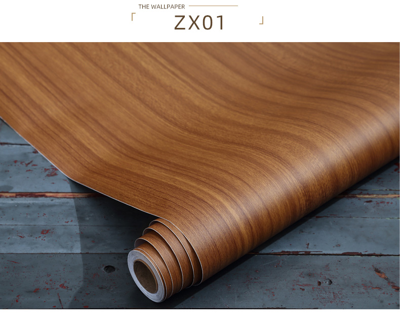 木纹纸自粘墙纸防水壁纸装饰桌子旧门仿木家具翻新实木板木纹贴纸pm04