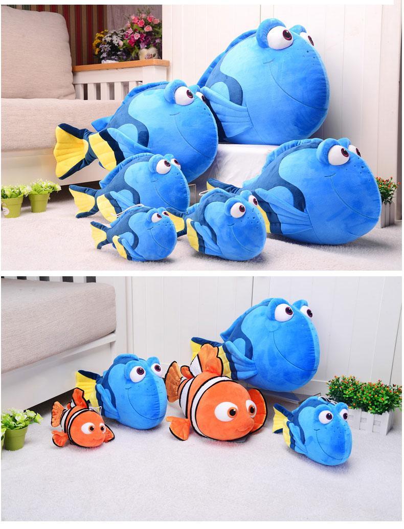 迪士尼海底总动员玩具公仔小丑鱼尼莫多莉毛绒玩偶生日儿童礼物多莉9