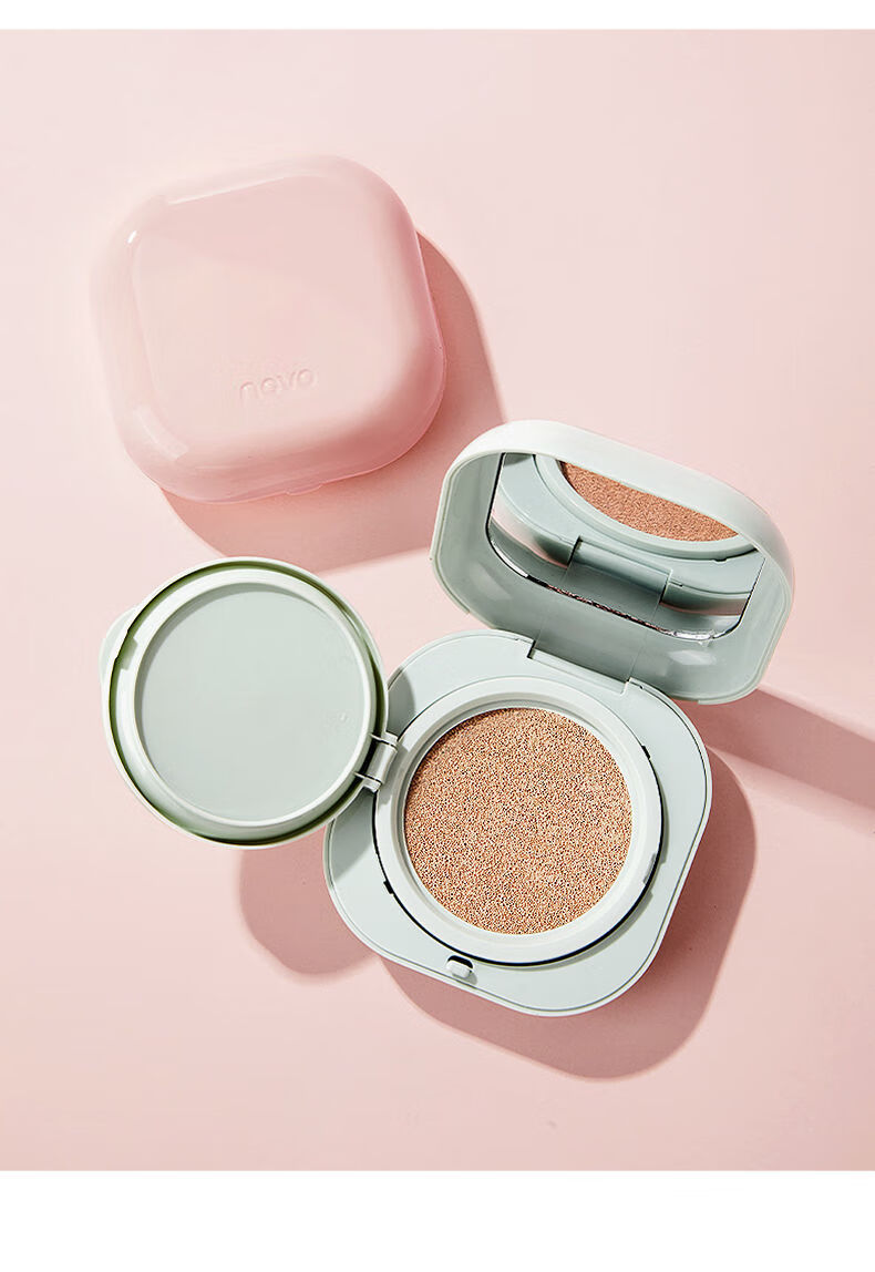 novo气垫bb霜不卡粉遮瑕遮盖斑点学生专用粉底液少女网红同款01水光