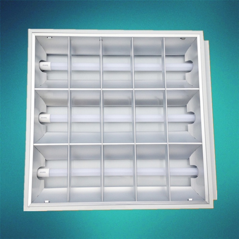 t8led格栅灯600x600办公室商场灯 石膏板矿棉板吊顶嵌入式灯盘 30*60