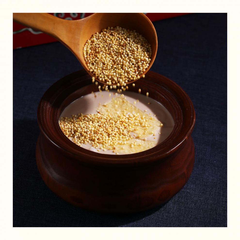 内蒙古特产大板蒙大手工炒米早餐奶茶酸奶伴侣麋子米零食400克3袋