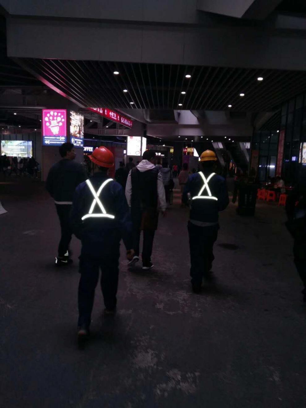 小郎人反光背心马甲反光衣网布大号工地夜间驾驶员交通骑行电瓶车反光