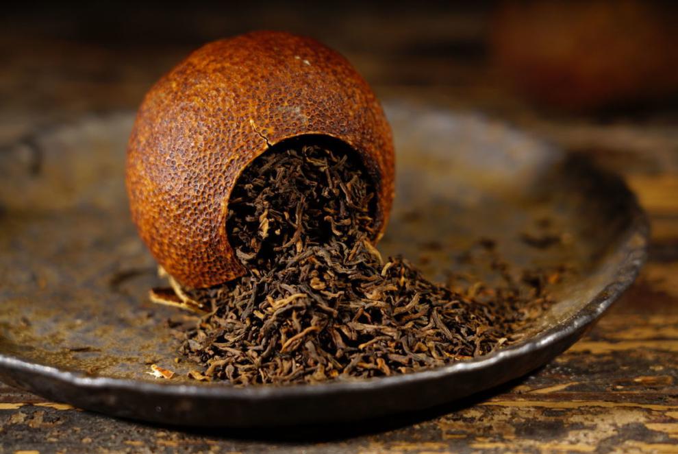 茶叶新会陈皮柑普茶大红柑非小青柑桔普茶茶叶两盒多发一盒共300克