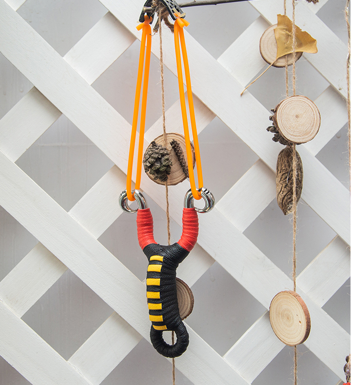 不磨手实战威力大手工制作冷弯弹弓传统一把抓手工冷弯竞技反曲大虾