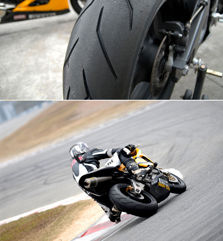 大闪电轮胎半热熔 倍耐力恶魔胎3三代半热熔摩托车轮胎120/160/180/55