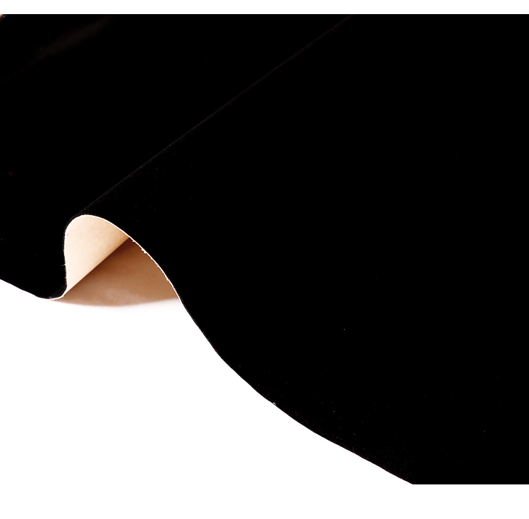 背胶绒布黑色绒布自粘背胶绒布贴布不干胶植绒布带胶布料背景装饰装潢