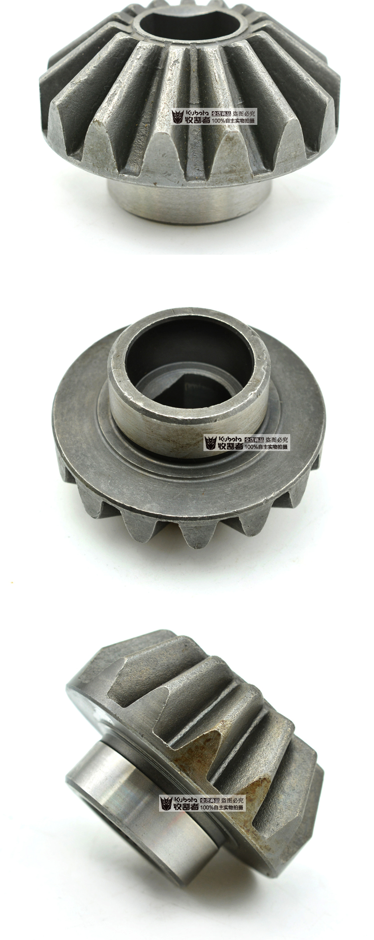 久保田688 758收割机配件高炮高位大弯头大粮仓弯头驱动箱齿轮轴
