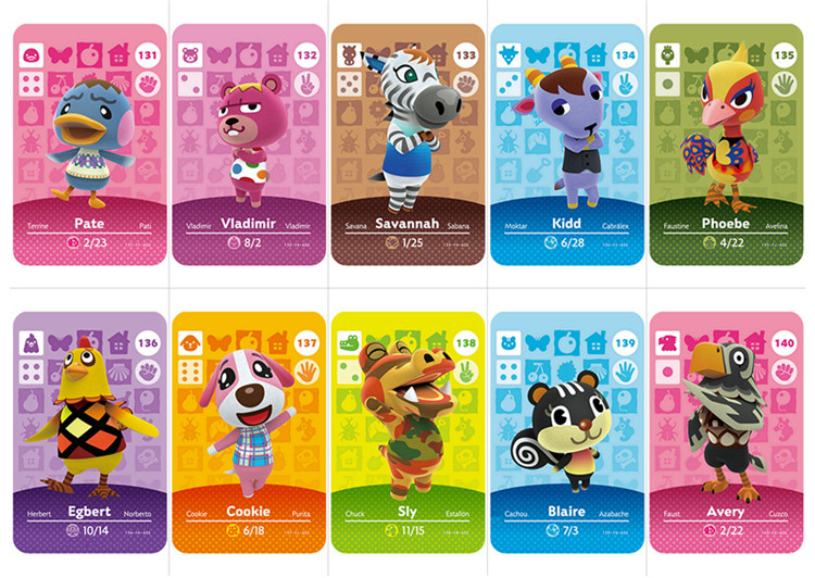 动物之森amiibo卡动物森友会房车卡杰克小润村民动森amibo彩卡单张