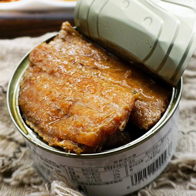 五香酥骨带鱼罐头 150g*10罐 广瑞五香香辣即食带鱼罐头肉熟速食 香辣