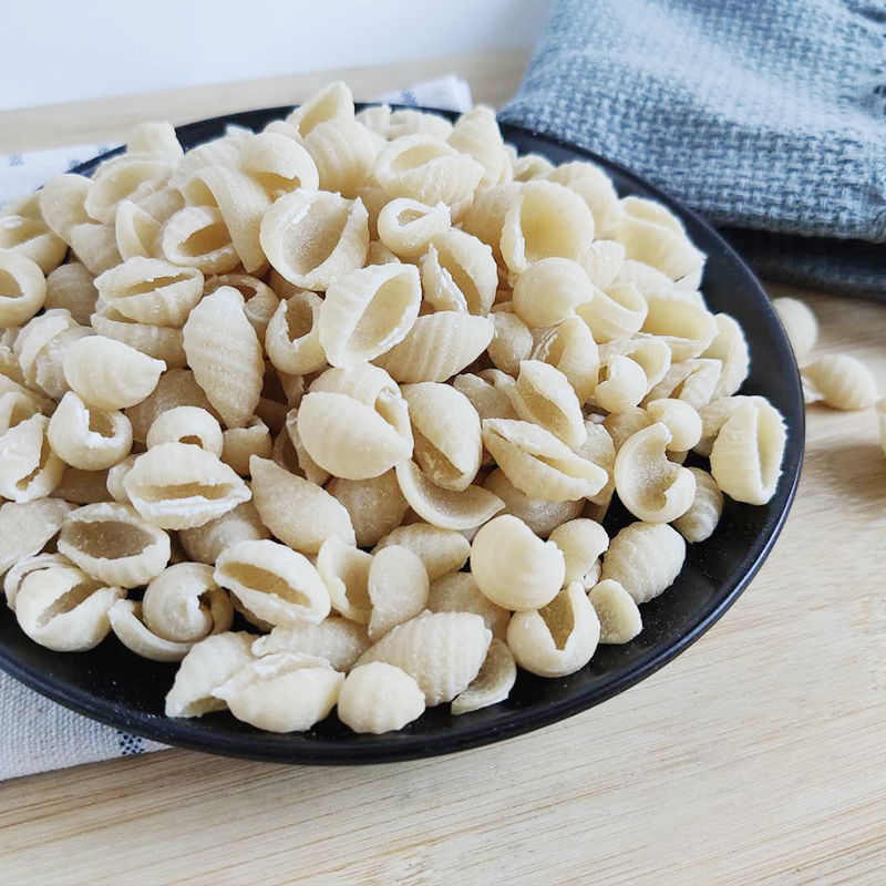 陕西面食麻食烩麻什西北小吃猫耳贝壳面海螺面麦艺园麻食180g 180g*5