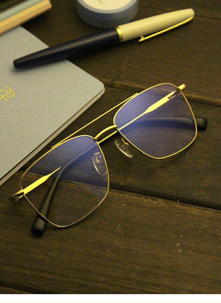 新品金丝眼镜斯文败类同款眼镜框架金丝斯文败类金属边复古男士潮