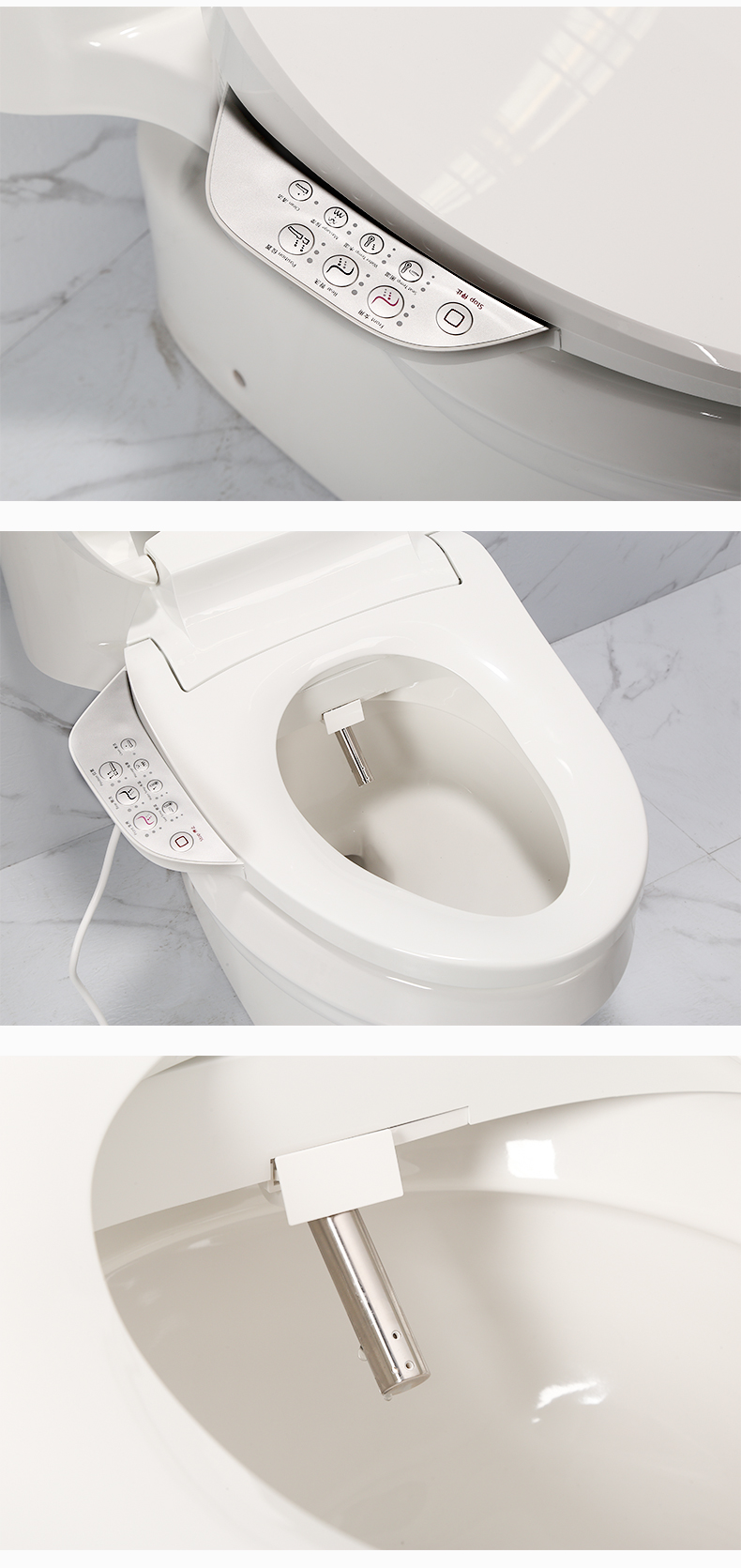 科勒(kohler)智能马桶盖板 电子座便器洁身冲洗器智能坐便盖清舒宝座