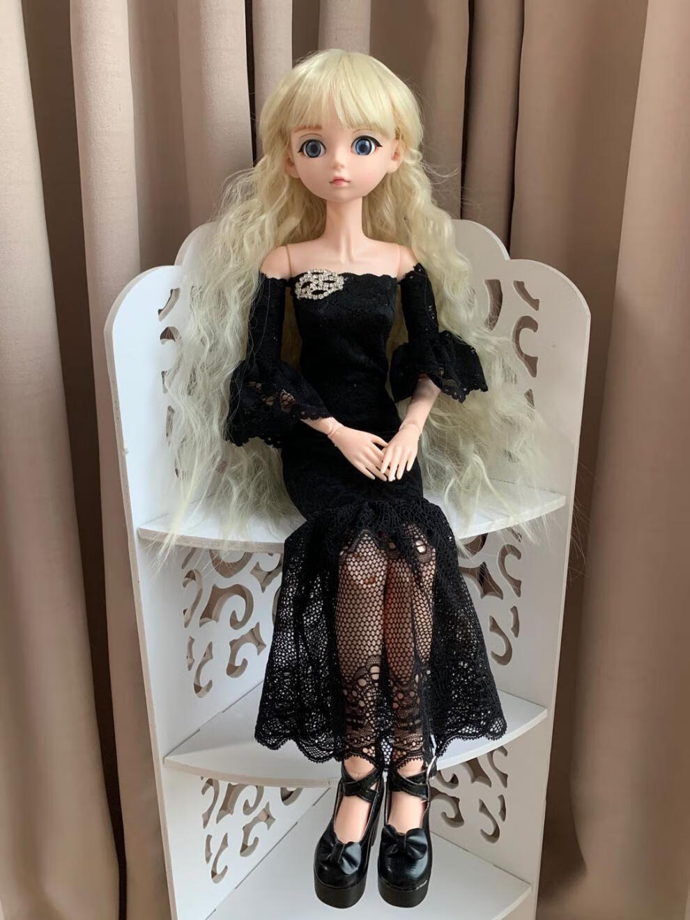 60厘米娃娃衣服换装60cm厘米娃娃穿衣服裙子婚纱裙时装裙女孩玩具