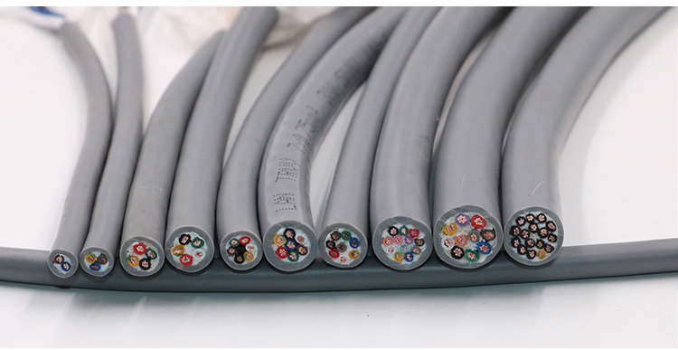 高柔拖链动力线trvv 2 3 4 5芯1 1.5 2.