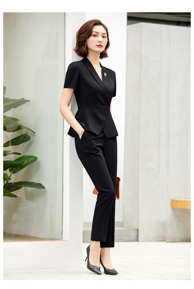 高档白领职业装女装套裙灰色职业套装女神范气质时尚高端经理工作服