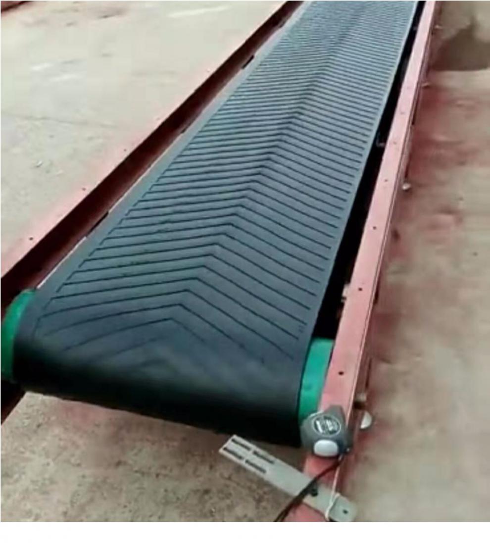 防滑人字尼龙输送带粮食机皮带花纹传动带尼龙帆布输送带 黑色 1400