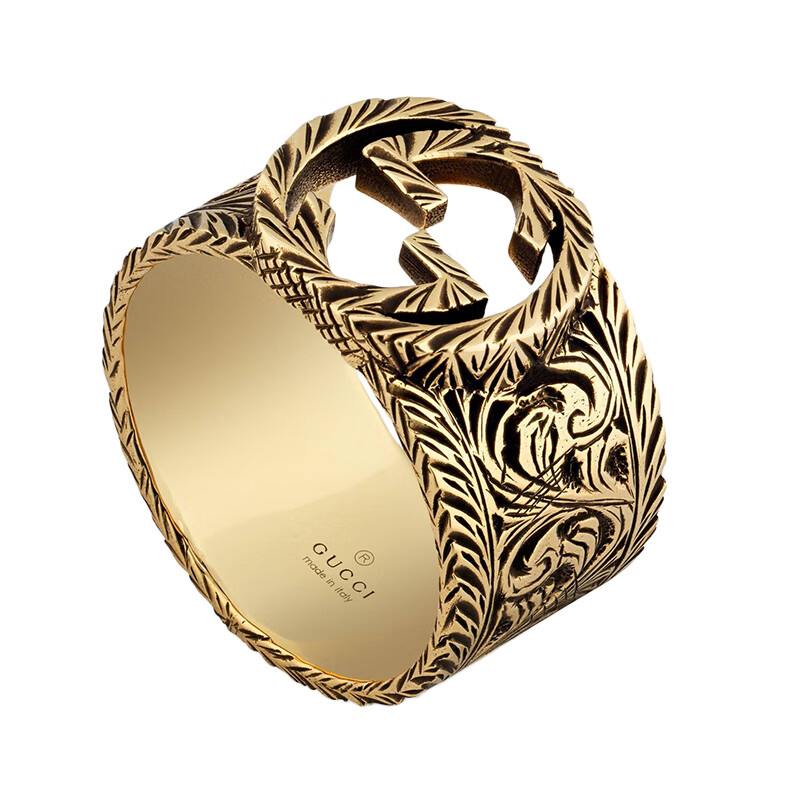 【包税】gucci/古驰 男女通用经典复古雕刻花纹图案gg镂空细节经过