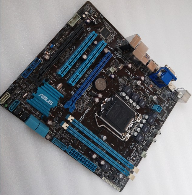 华硕b75m-a p8b75-m le p8b75-m lx plus b75主板支持1230 v2 军绿色