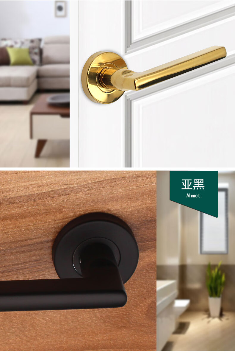 304不锈钢隐形门把手背景门木门暗门房门单面卧室室内门拉手c款直角哑