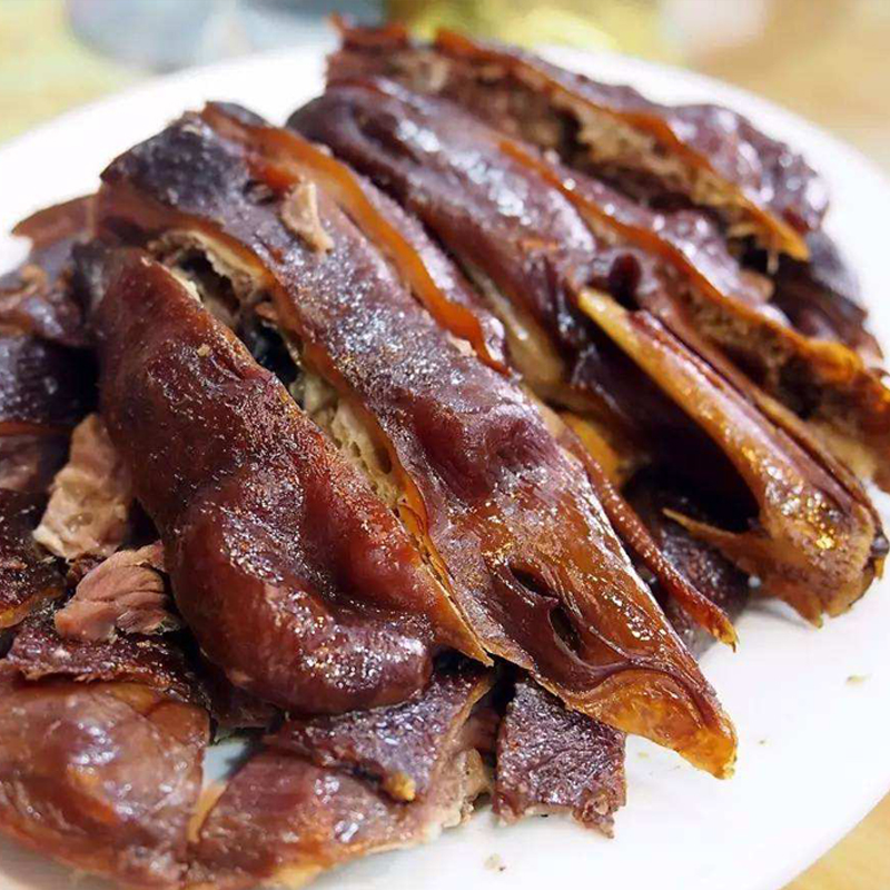 正宗潮汕卤鹅 大鹅头老鹅头 澄海狮头老鹅 大鹅冠连脖3斤重