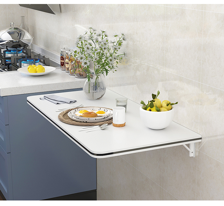 壁挂式折叠桌壁挂式折叠桌板连壁餐桌家用简易桌挂墙上小桌子厨房