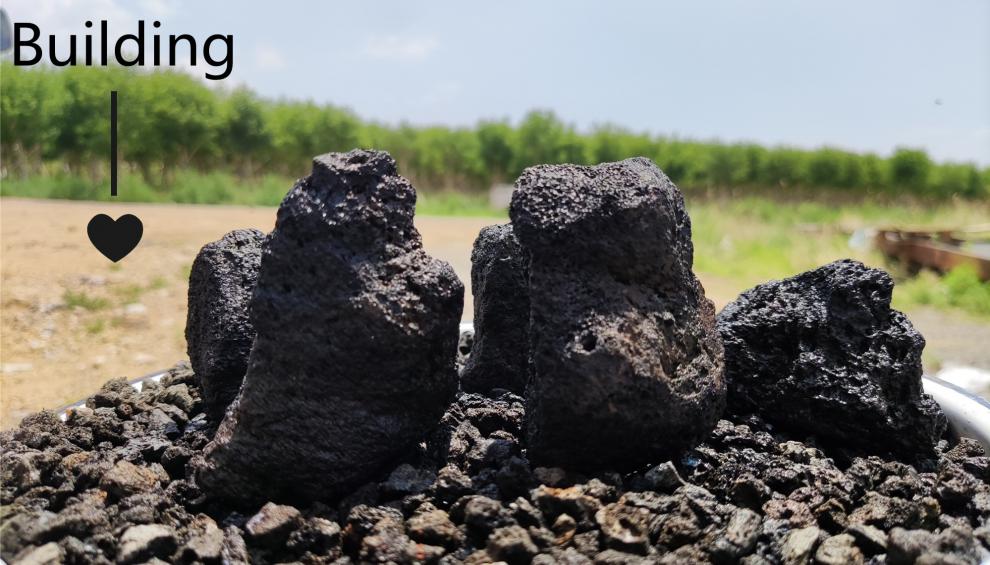 宛彦君黑色火山石大块原石鱼缸天然火山岩熔岩石草缸过滤垫底颗粒造景